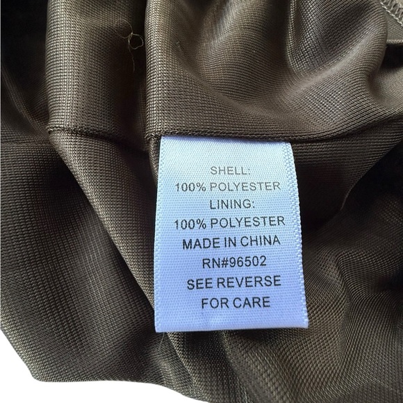 Y2K Brown Orange Abstract Midi Ruffle Skirt Large Boho Hippie Festival - Picture 4 of 6